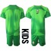 Tanie Strój piłkarski Brazylia Bramkarskie Koszulka Wyjazdowej dla dziecięce MŚ 2022 Krótkie Rękawy (+ szorty)